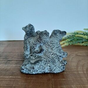 Edmund Wolfe soapstone collection impressions three bears